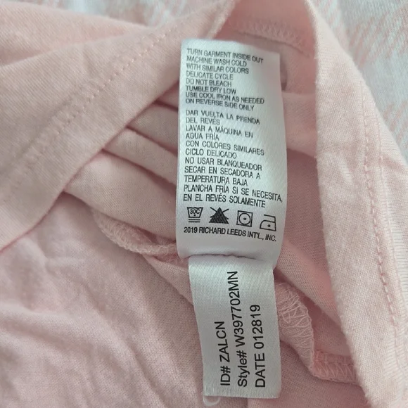 Disney Light Pink Minnie Mouse Pajama Set - Picture 6 of 9